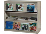 3 storey Single-faced periodical CabinetCG-T-3A_Office Furniture_Magazine Rack_Library Furniture