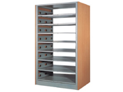 8 level double side newspaper shelfCG-BJ2-8_Office Furniture_Newspaper rack_Library Furniture