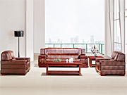 Traditional Leather SofaCG-CTZPSF-05_Office Furniture_Traditional Leather Sofa_Office Sofa