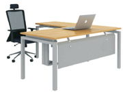 Steel Wooden Staff Desk