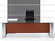 Glass Executive DeskCG-EA2-D02|Office Desk|Glass Executive Desk|Office Furniture