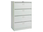 Horizontal 4-drawer cabinetCG-KP-L-4A-G_Office Furniture_Stand Filing Cabinet_Steel Furniture