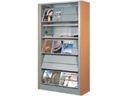 5-storey Single-side magazine shelfCG-QJD-5_Office Furniture_Magazine Rack_Library Furniture