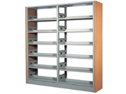 double side shelfCG-SB-6_Office Furniture_Double-Sided Bookshelf_Library Furniture