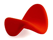 Pierre Paulin Leisure ChairCG-Tongue-chair_Office Furniture_Fabric Leisure Chair_Modern Chair