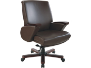 Leather Medium Back ChairCG-J703M3STG_Office Furniture_Classical Medium Back Chair_Office Chair