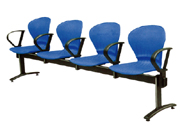 Plastic BenchPE001-4_Office Furniture_Plastic Bench_Public Chair