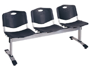 Plastic BenchPE011-3C_Office Furniture_Plastic Bench_Public Chair