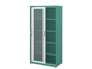 Glass Swing door cabinet CG-SE-SLG1800
